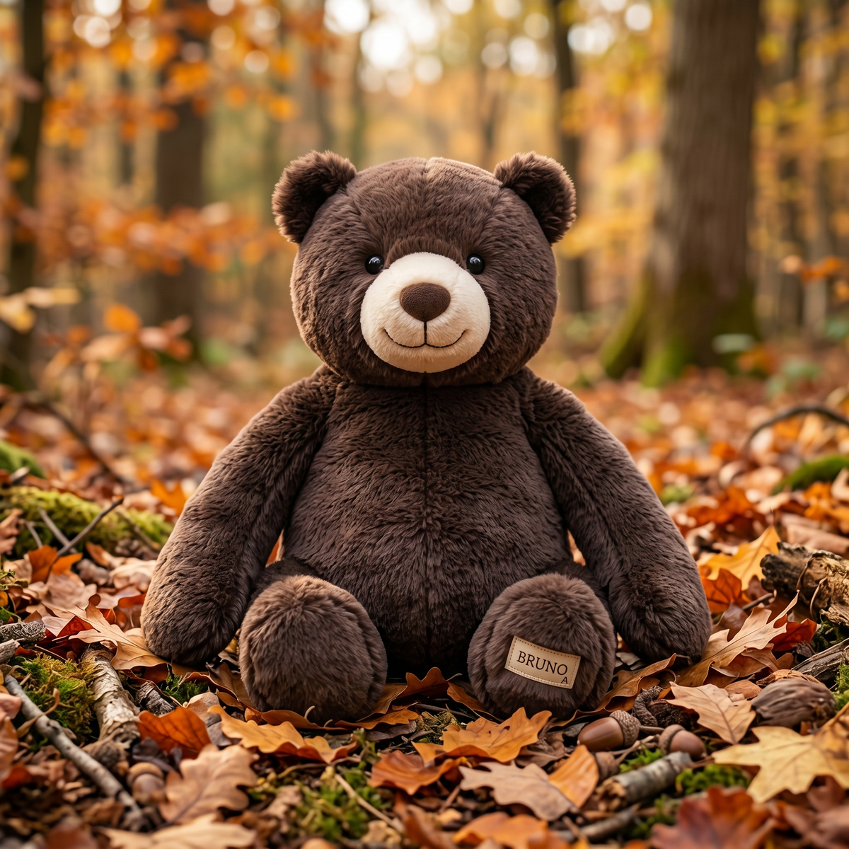 Veluno Brown Bear Plush