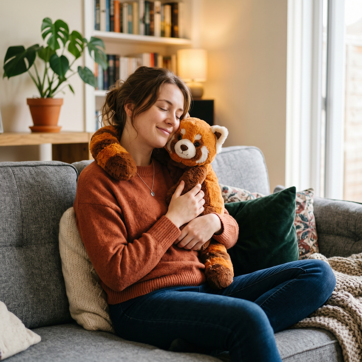 Veluno Red Panda Plush